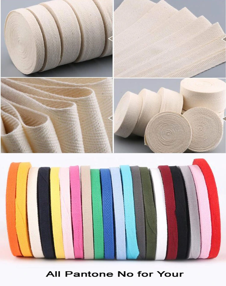 Hot Selling Striped Cotton Webbing