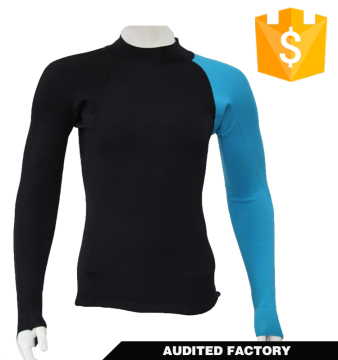 thermal keeping 2mm zip free surfing top wetsuit jacket