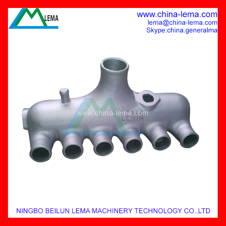 Aluminum sand casting air exhaust manifold