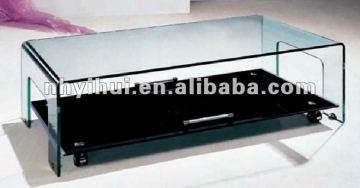 bent glass coffee table CT61