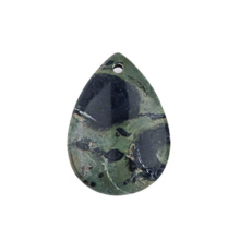 Ruby zoisite 18x25mm Teardrop Stone Pendant for Making Jewelry