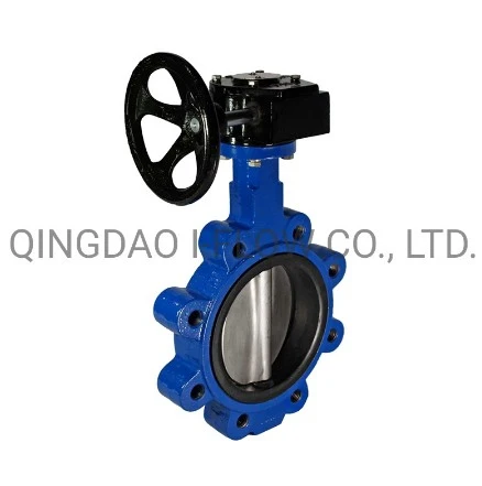 Lug Type Butterfly Valve Gearbox Operated Pn16