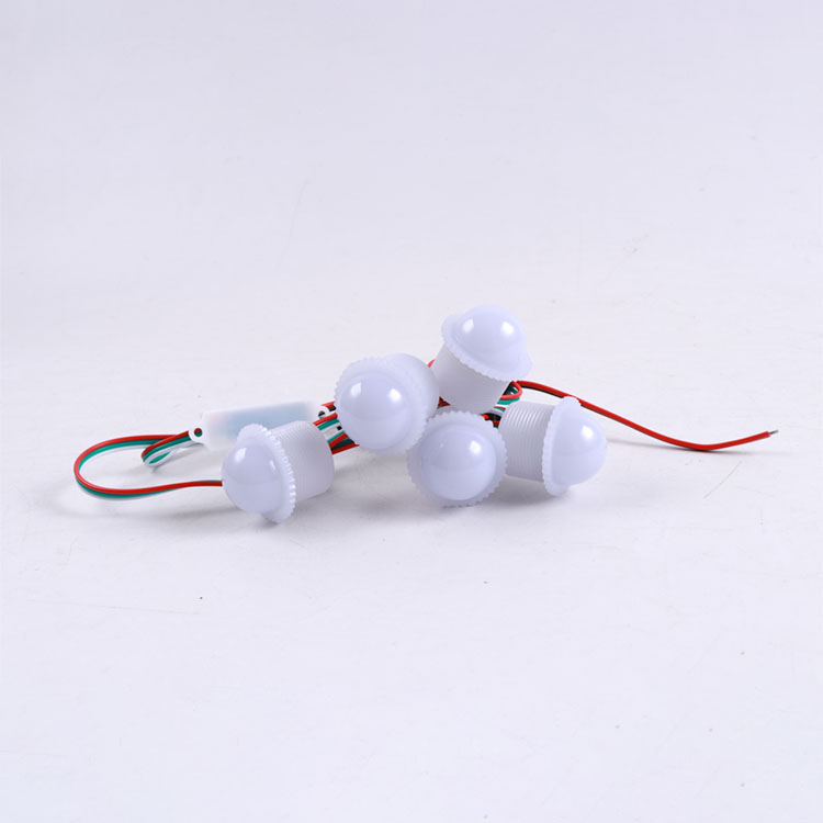 RGB DC12V auto-program LED pixel IP67 DMX512 color point light amusement park led lights outdoor lighting