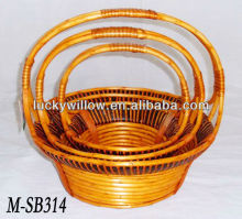 Antique willow gift basket & fruit basket for traditional festival
