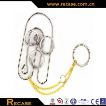 Interlocking ring metal puzzle,brain teaser toys,mind games