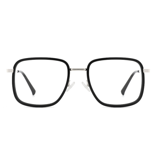 European Comfortable Acetate Metal Combined Eyewear Frames For Unisex