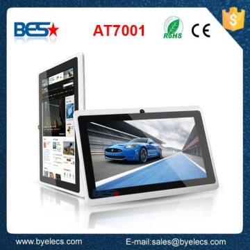 Shock resistant G sensor two camera 7 inch q88 cheap tablet pcs