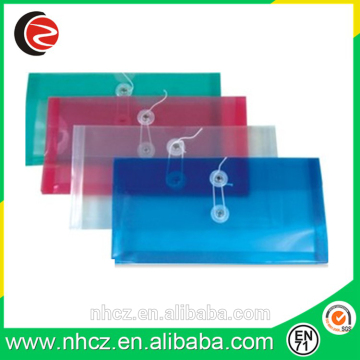 PP File String Closure Envelop Bag