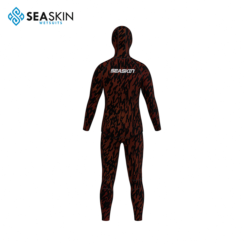 Seaskin Custom Printed Neoprene 3mm 다이빙복 전체 정장 긴 소매 잠수복 남성용