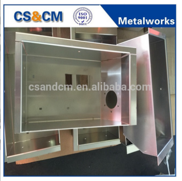 Laser cutting sheet metal enclosure box fabrication