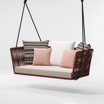 Hammock Swing Sofa: Wicker Patio Furniture