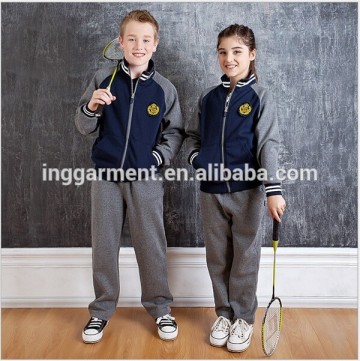 School Uniform Cotton Sportswear Tracksuit