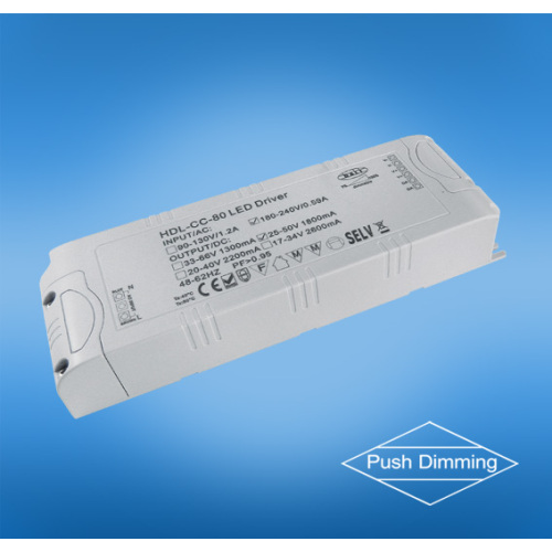 80w consant voltage 12v push dimmable power supply