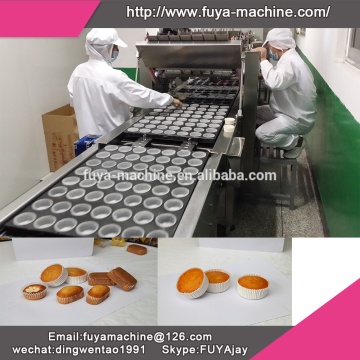Wholesale Low Price High Quality automatic custard cake pie production line