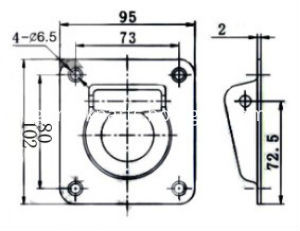 Recessed Trailer Tie Down Rings