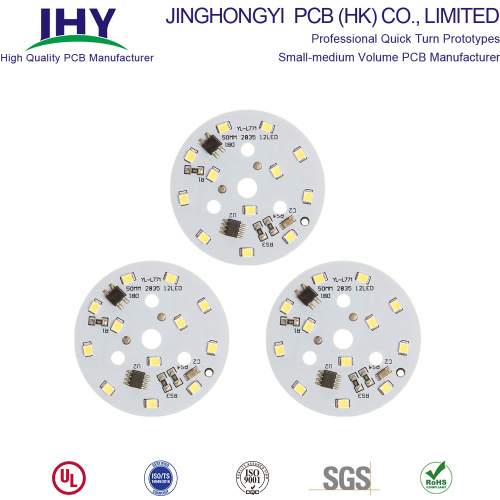 High Stability Customized Single-side Round Aluminum PCB 12V