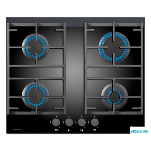 4 Gas Pembakar di Glass Hob pada 60cm