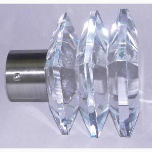 Crystal curtian rod