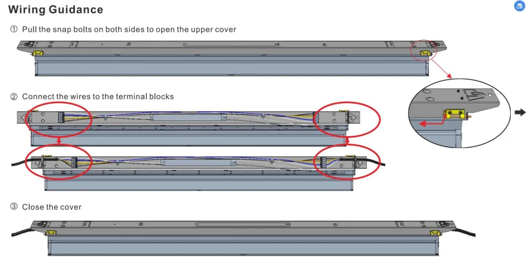 Szamb Spacecraft Industriral LED Linear Light with Osram Tdc Driver
