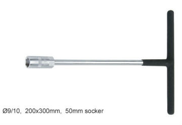 T bar socket wrench T Type socket wrench T handle socket wrench(with dipped plastic handle)
