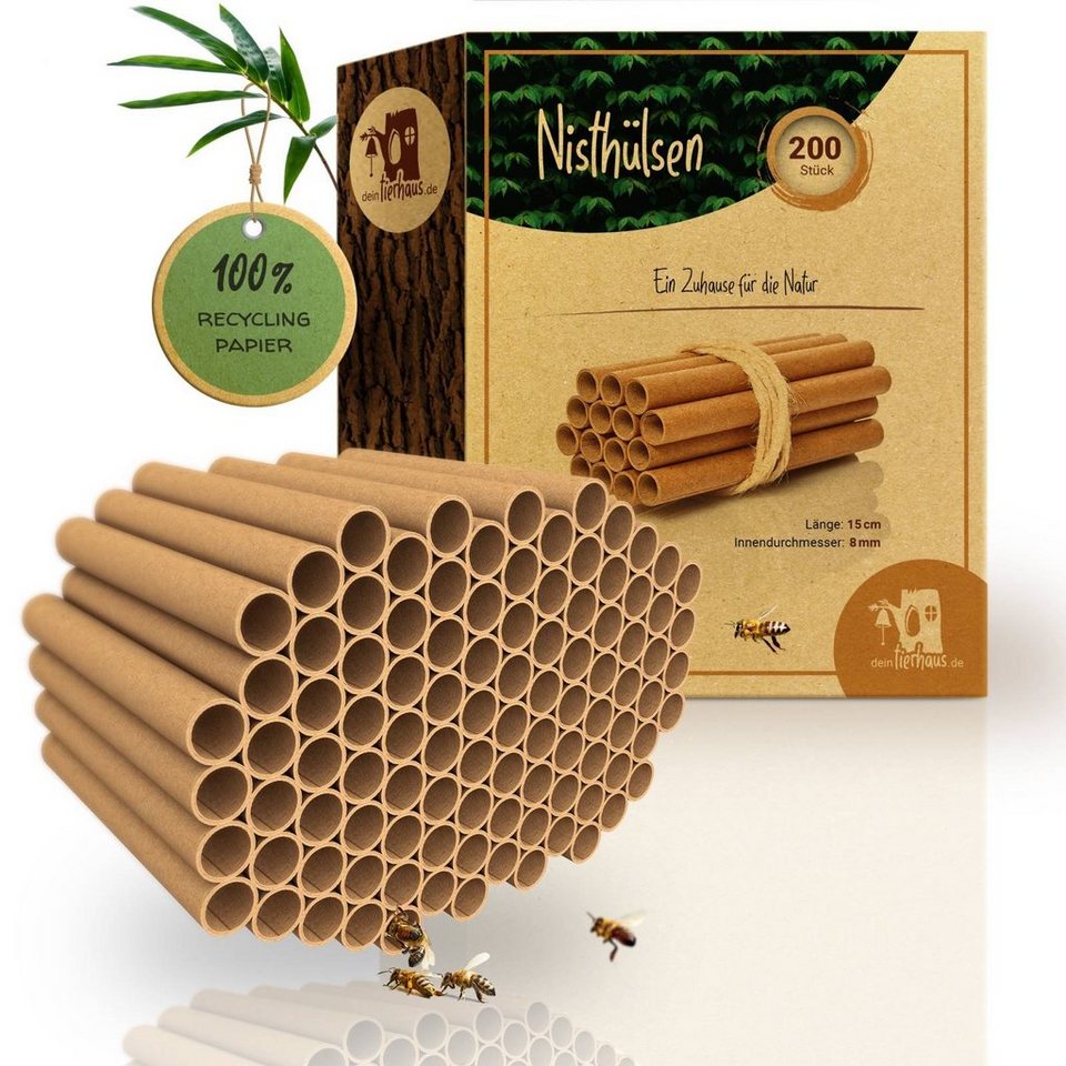 Paper tube for bee nestling
