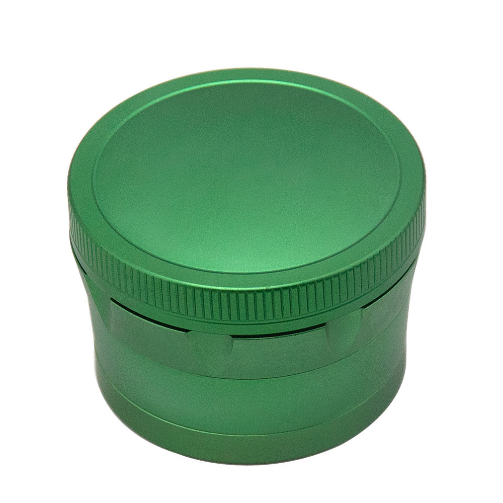 Aircraft Aluminum 4 piece 63mm Weed grinder Herb Grinder Drum shape herb crusher custom logo Smoking accessories