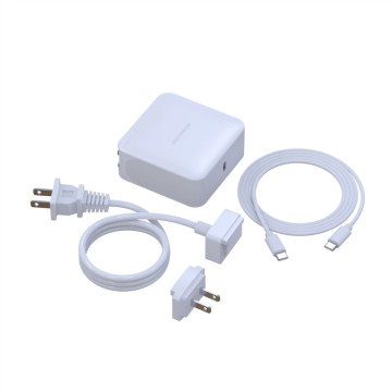 Carregador USB-C 61W adaptador dc ac para Apple