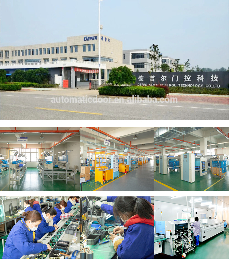 Chinese factory commercial automatic telescopic sensor glass sliding door operator