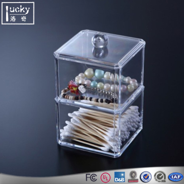 Custom size acrylic /plexiglass storage box with lid