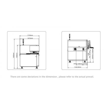 Online Offline AOI 2D 3D αυτόματη μηχανή PCB