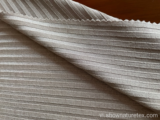 Vải Polyester Rib