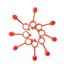 M12 Red Plastic Dust Caps for Grease Nipple Zerk Fittings & Hydraulic Dust Caps