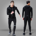 Bodybuilding sweatshirts met capuchon en volledige rits