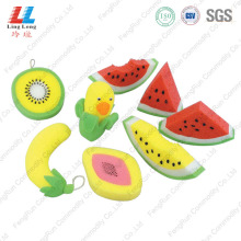 Three-dimensional Fruit Bath Sponge Item