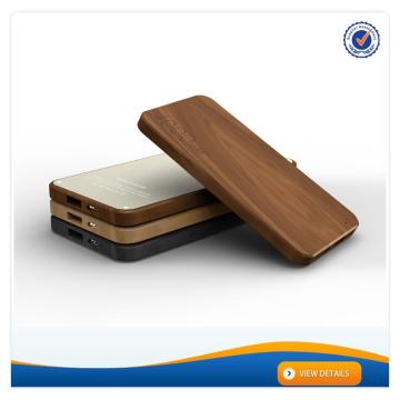 AWC619 souvenir power bank power bank 4000mah solid wood charging station