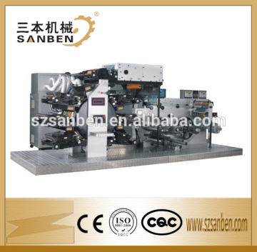 SBL-260mm 6 or 8 Colors Intermittent Rotary Label Printing Machine, Adhesive label printing machine