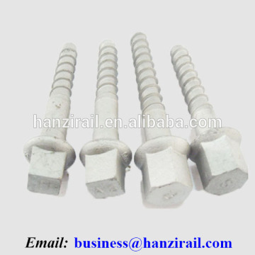 Square Head Screw Spike/Railway Screw Fastener Supplier/Railroad Bolt