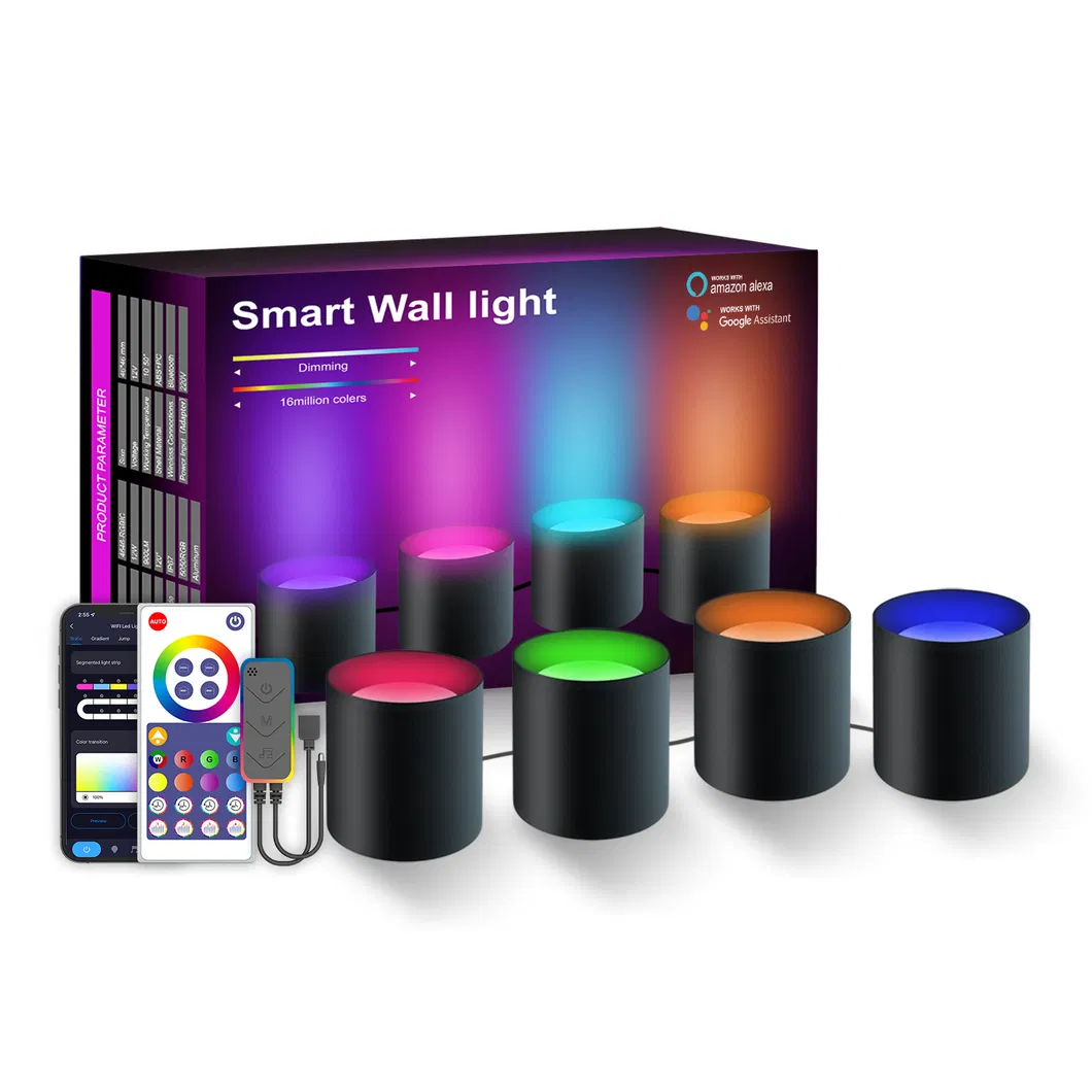 LED Graffiti Intelligence, Music Synchronization, WiFi Multi-Color Lights