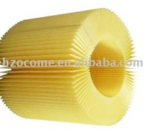 Pleated filter paper