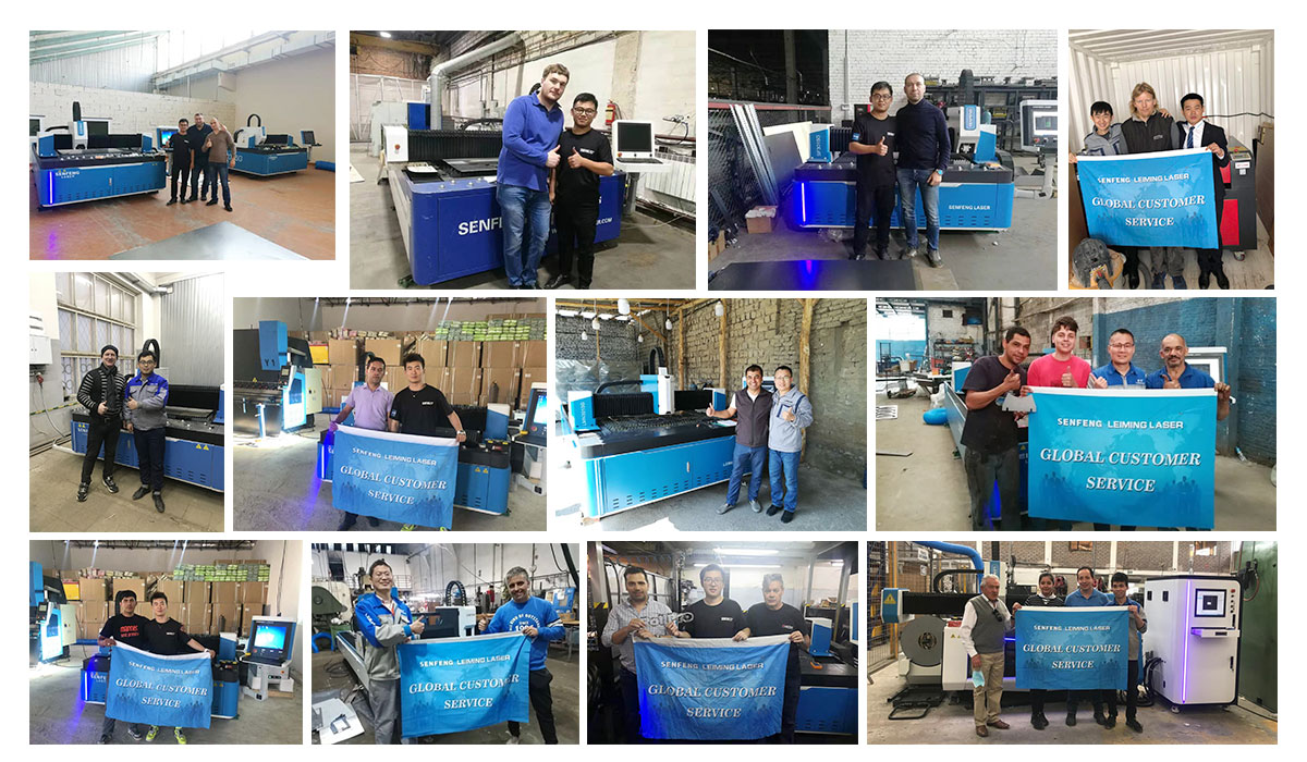 SENFENG 1-12kw Excellent Rigidity Steel sheet metal fiber laser cutting machine for Stainless Aluminum