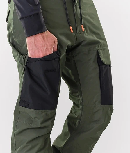 High Quality Waterproof 15000mm Windbreaker Trousers High Waist Snowboard Mens Pants