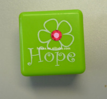 plastic toy kids square stamp