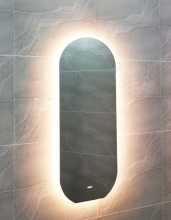 Irregular Back-lit Home Decor Bathroom Led Lighting Mirror