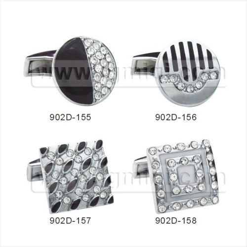 rhinestone Cuff links