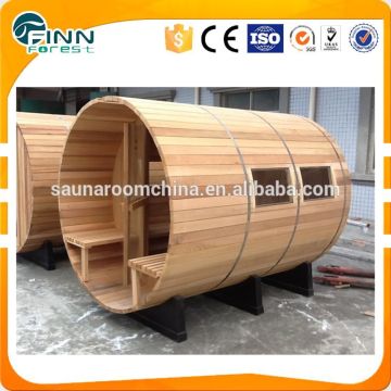 Accept customized outdoor wood barrel sauna room cheapest sauna room outdoor sauna steam room