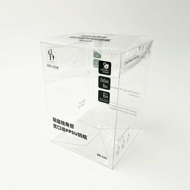 Transparente Plastikboxverpackung