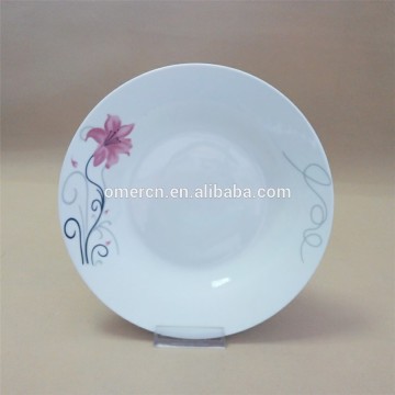 wholesale restaurant dinner plates/ restaurant porcelain soup plates wholesale