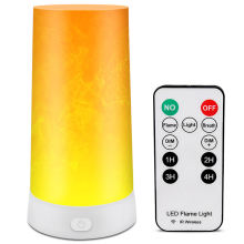 Rechargeable SHENPU Led Magnet Flame Light - DC 5V Remote Control Table Lamp