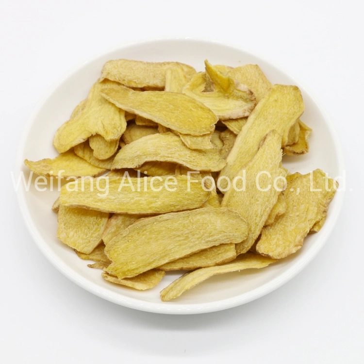 China Made Hot Selling Healthy Snack Food Vegetables VF Tempura Ginger Slice