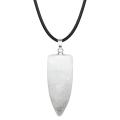 DIY Bullet Shape Healing Pointed Necklace Chakra Beads Crystals Bullet Stone Beads Pendant for Pendant Necklace Jewelry